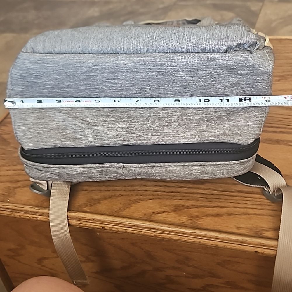 Debug Baby Diaper Bag with Built in Changing Station in Gray - Picture 14 of 15